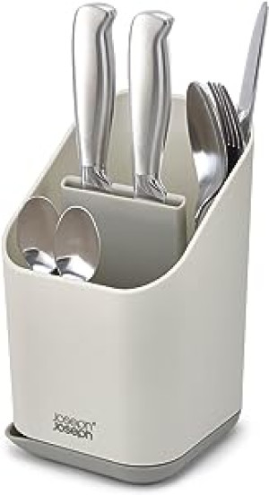 Kitchen Sink Cutlery Drainer with Knife Slot